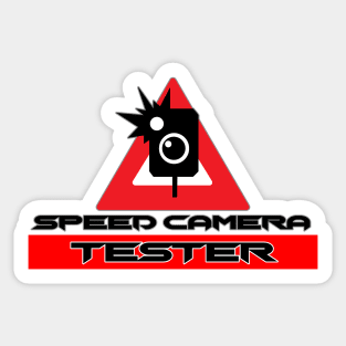 Speed camera tester, speed camera Sticker